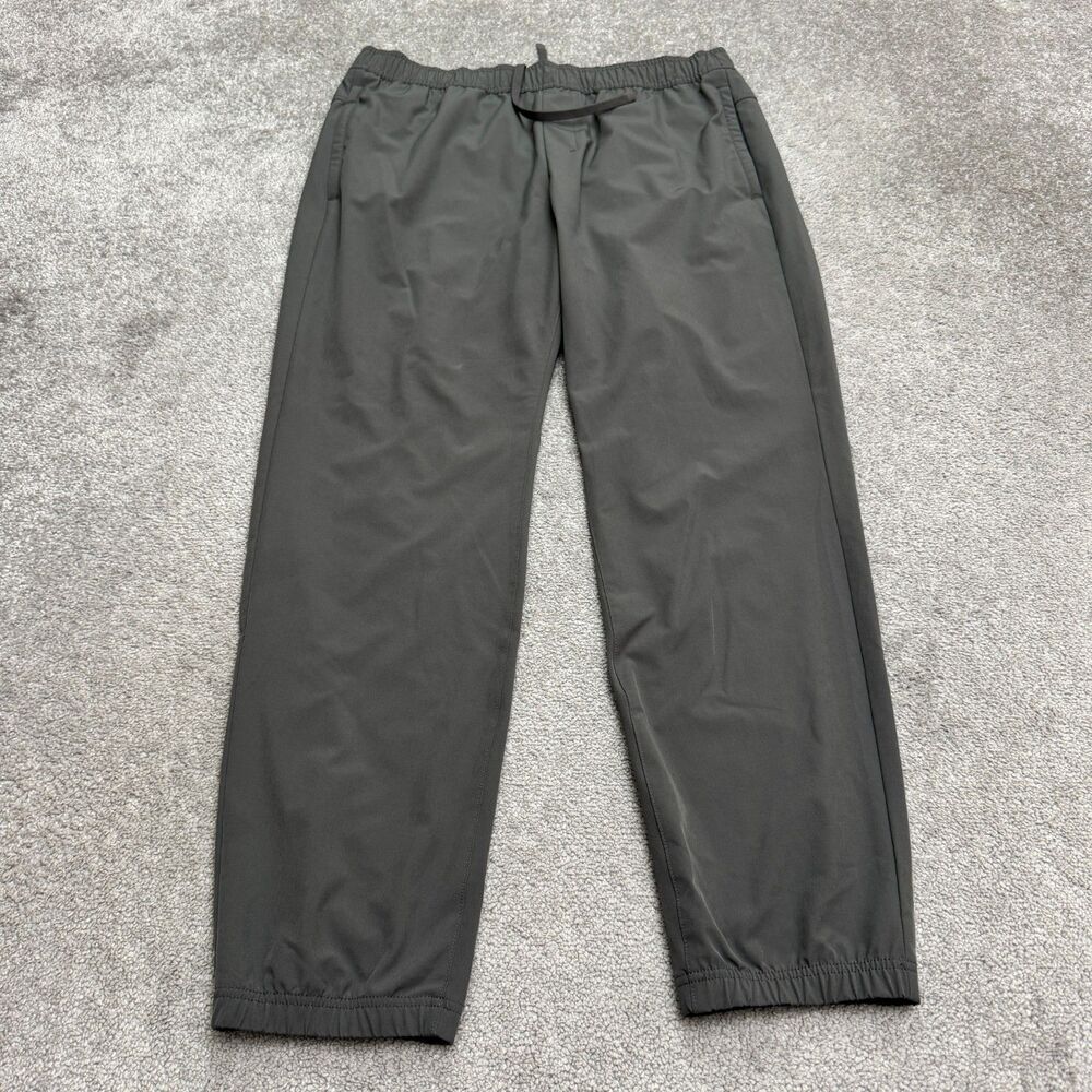 Soybu Stretch Jogger Track Pants Mens Large Charcoal Gray Lightweight Activewear